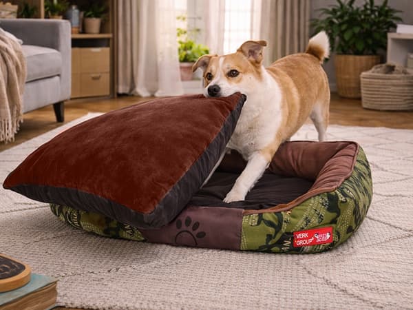 Hundbädd soffa medium Green