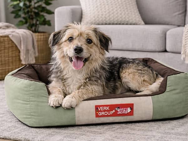 Hund- och kattbädd medium halkfri Green