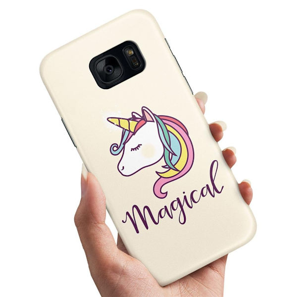 Samsung Galaxy S7 - Cover/Mobilcover Magisk Pony