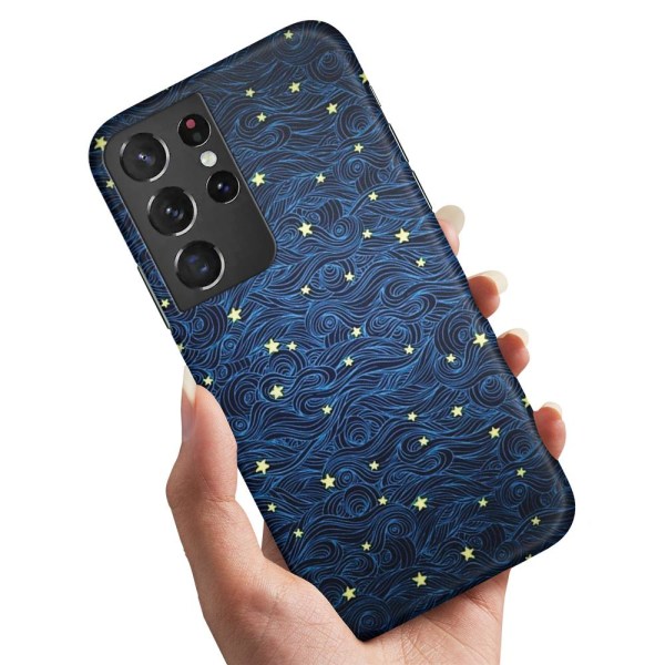 Samsung Galaxy S21 Ultra - Cover/Mobilcover Stjernemønster