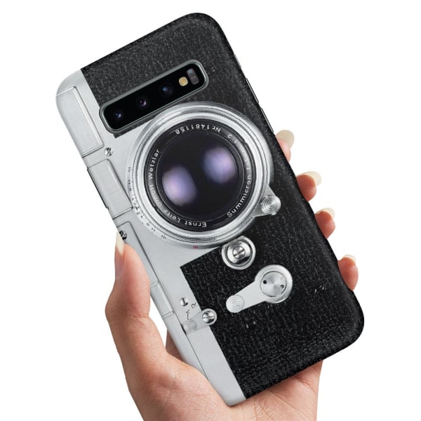 Samsung Galaxy S10 - Cover/Mobilcover Retro Kamera