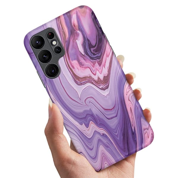 Deksel / Mobildeksel til Samsung Galaxy S22 Ultra - Marmor Multicolor