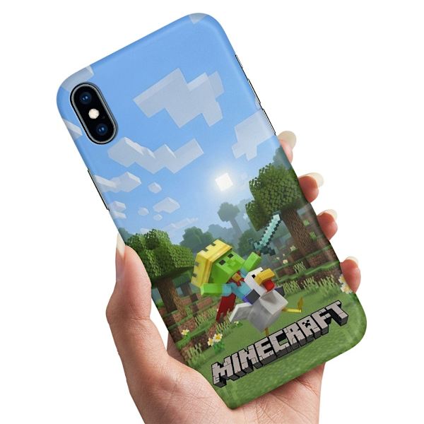 Deksel / Mobildeksel til iPhone XR - Minecraft