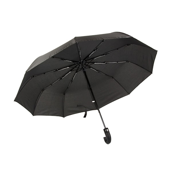 Paraply hopfällbart paraply automatisk svart unisex