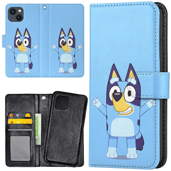 iPhone 14 - Lommebok Deksel Bluey