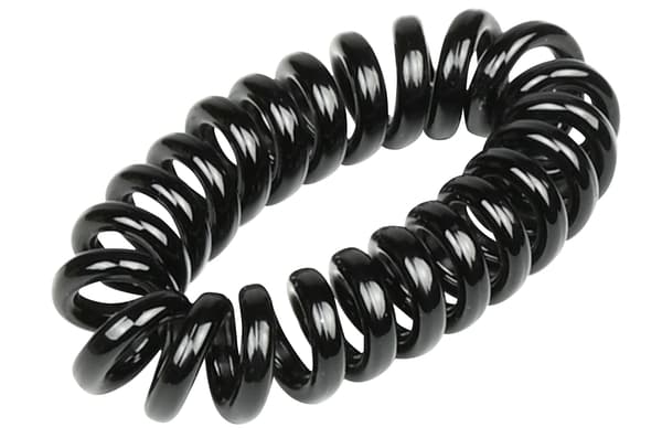 Hårband med tråd 8-pack svarta