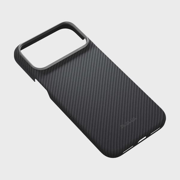 Pitaka Edge MagSafe Fodral iPhone 18 Pro Max/17 Pro Max Black/Grey