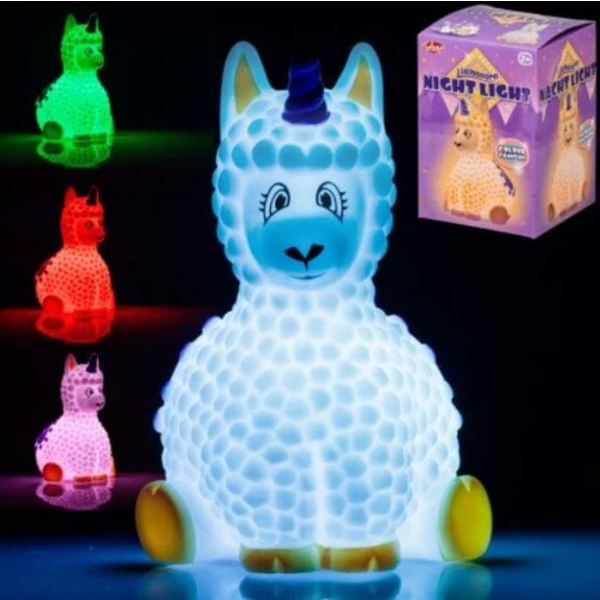 LED-lampe / Trådløs Natlampe - Enhjørning/Llama White