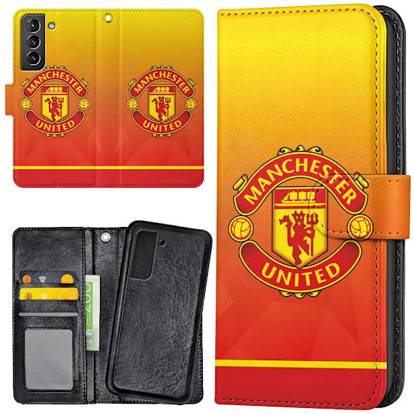 Samsung Galaxy S22 Plus - Lompakkokotelo/Kuoret Manchester Unite Multicolor