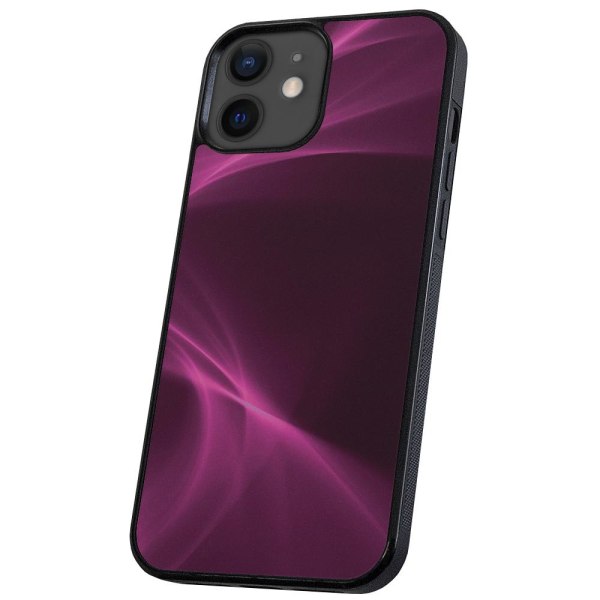 iPhone 12/12 Pro - Deksel/Mobildeksel Purple Fog Multicolor