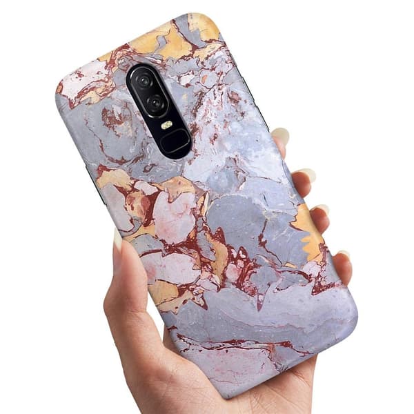 Skal / Mobilskal till OnePlus 7 Pro - Marmor multifärg