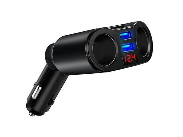 Autosovitin / USB-sovitin autoon - 12-24V