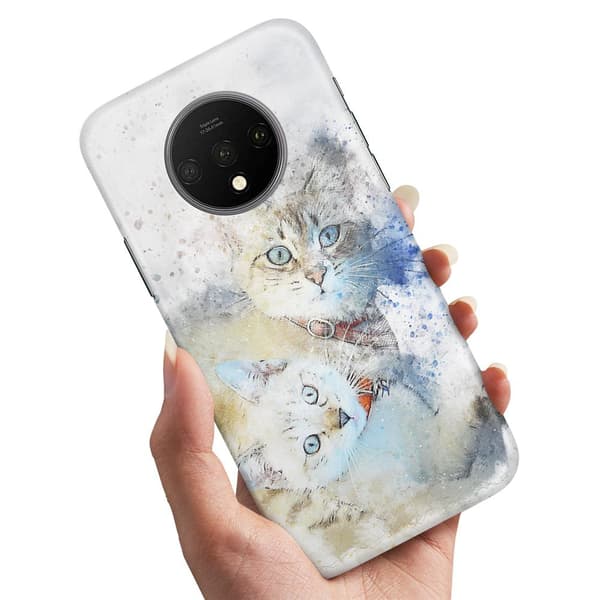 Deksel / Mobildeksel til OnePlus 7T - Katter