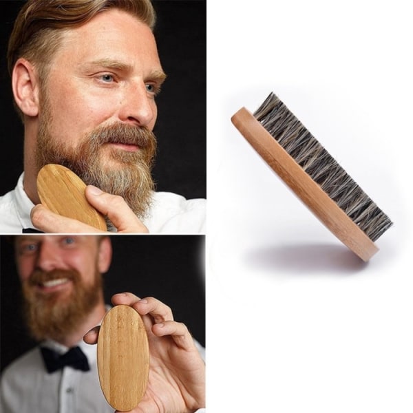 Skægbørste / Skægkam - Børste til skæg Birch