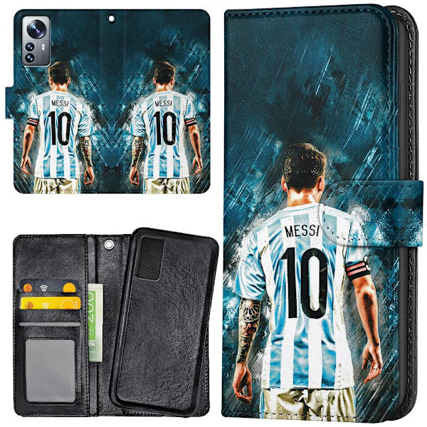 Xiaomi 12 - Lompakkokotelo/Kuoret Messi