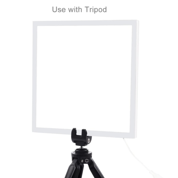 20cm - LED lysbord / lysplate for fotografering