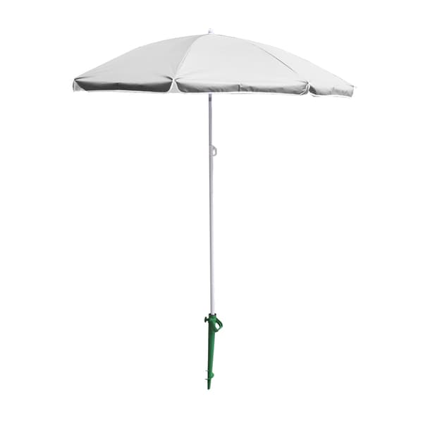Strandparasoll - Parasoll med UV-skydd grå