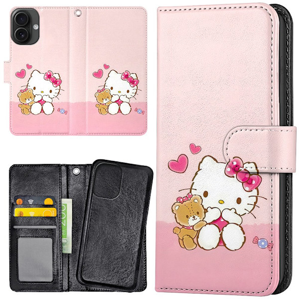 iPhone 16 Plus - Lompakkokotelo/Kuoret Kitty