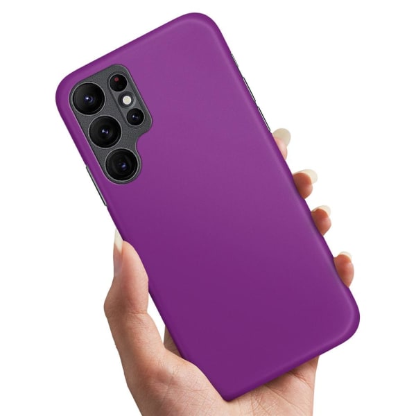 Samsung Galaxy S23 Ultra - Kuoret/Suojakuori Violetti