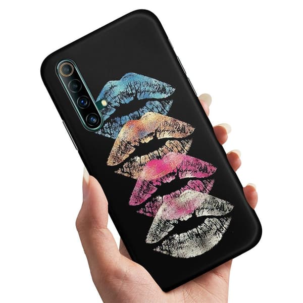 Cover / Mobilcover til Realme X50 - Læber
