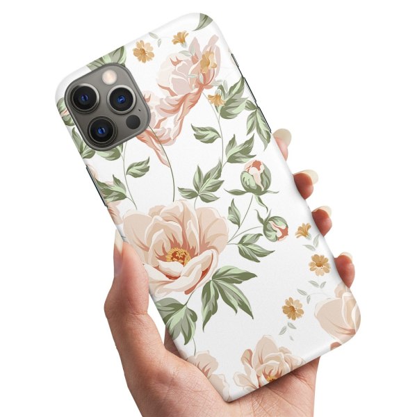 iPhone 15 Pro - Cover/Mobilcover Blomstermønster