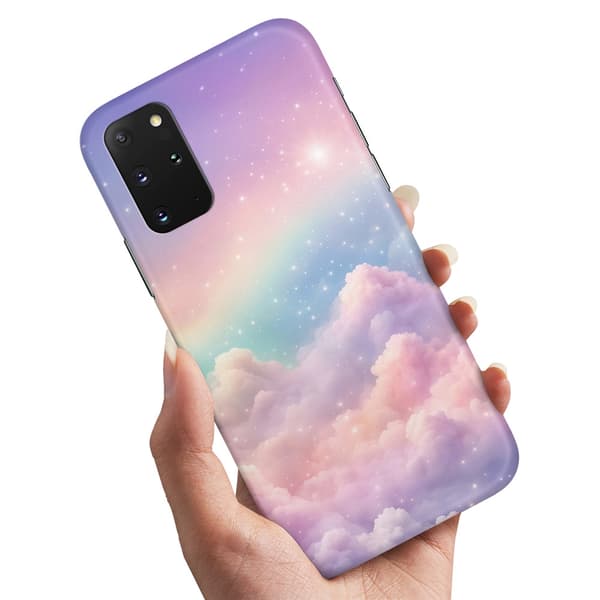 Deksel / Mobildeksel til Samsung Galaxy A41 - Rainbow Clouds