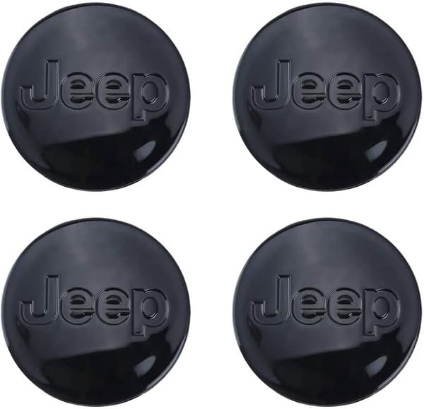 Jeep Centerkapsler til Bil Fælge - 4-pak 64mm - Svart