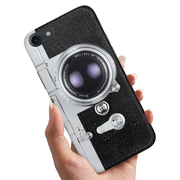 iPhone 7/8/SE - Cover/Mobilcover Retro Kamera