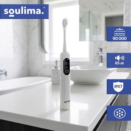 Eltandborste Soulima X800 - Tandborste White
