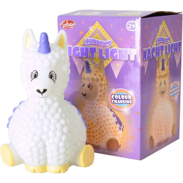 LED-lampe / Trådløs Natlampe - Enhjørning/Llama White