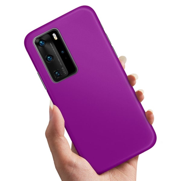 Huawei P40 - Deksel/Mobildeksel Lilla Purple