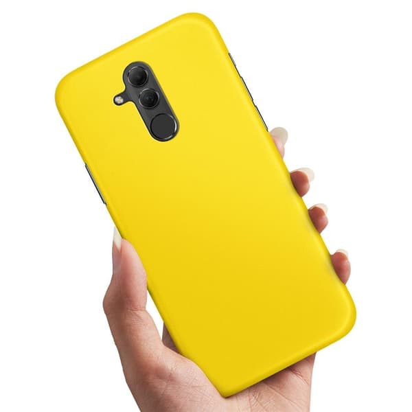 Deksel / Mobildeksel til Huawei Mate 20 Lite - Gul Yellow