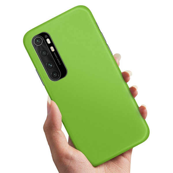 Deksel / Mobildeksel til Xiaomi Mi Note 10 Lite - Limegrønn Lime green