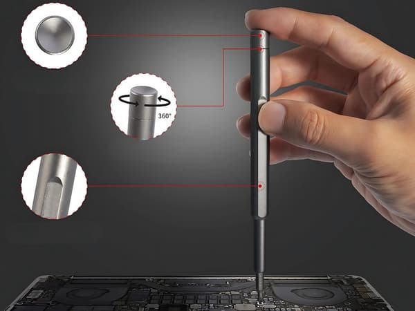 Precisionsskruvmejselset 24-delar - Magnetiska bits med etui