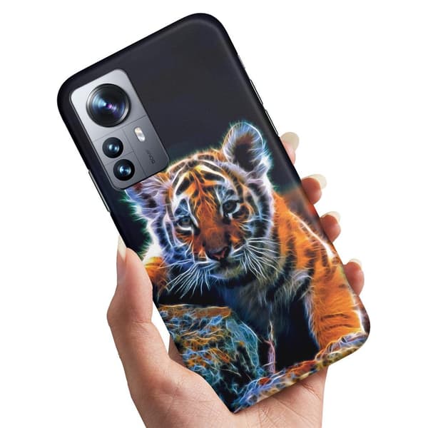 Deksel / Mobildeksel til Xiaomi 12 Pro - Tigerunge Multicolor