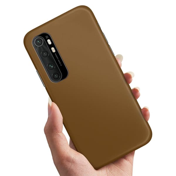 Deksel / Mobildeksel til Xiaomi Mi Note 10 Lite - Brun Brown