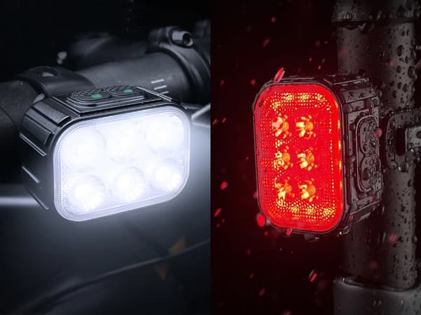 Cykellampset LED - Fram och bak med USB-laddning