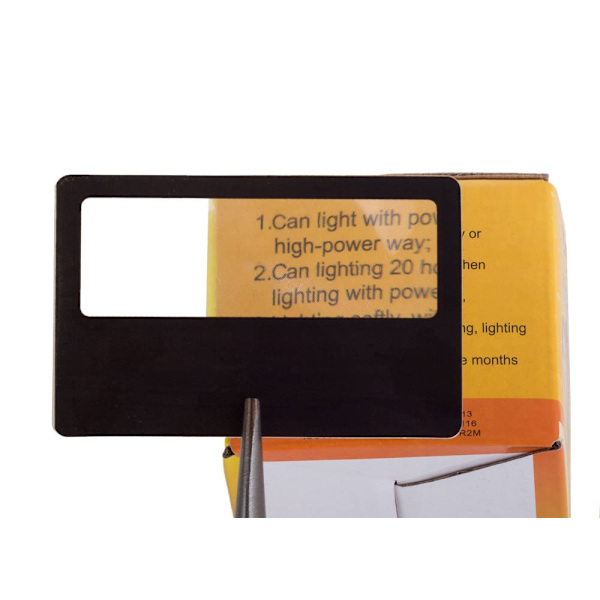 Förstoringsglas - 85x55mm - Förstoring 1x-5x