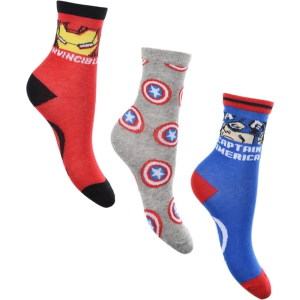 Avengers Barnstrumpor / Strumpor för Barn - 3-Pack 23/26