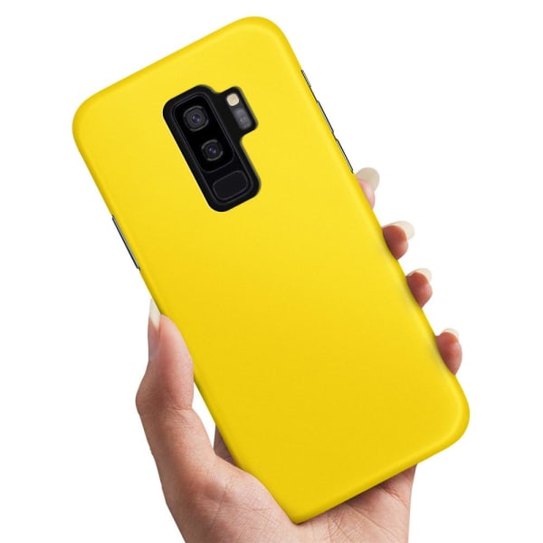 Samsung Galaxy S9 Plus - Kuoret/Suojakuori Keltainen Yellow