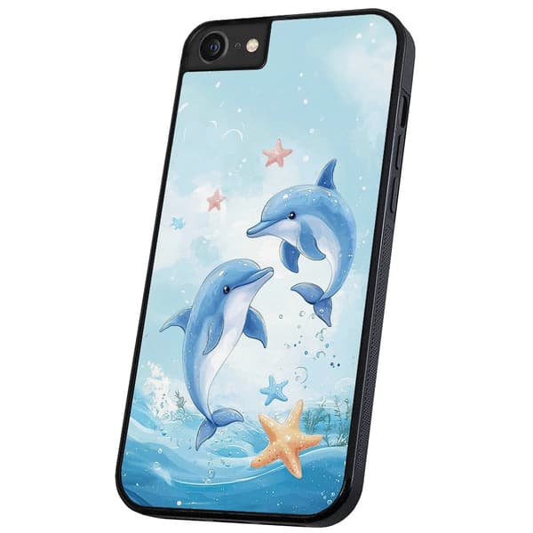 iPhone 6/7/8 Plus - Deksel/Mobildeksel Dolphins