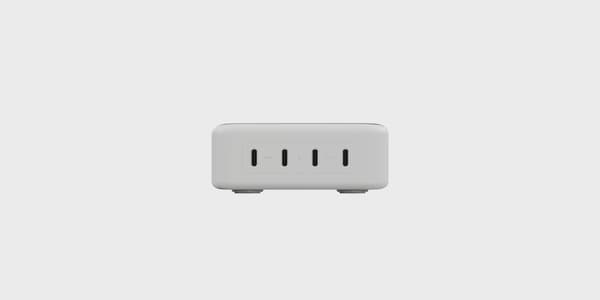 Linq 240W GaN2 Ultra Bordsladdare 4x140W USB-C Vit/Silver