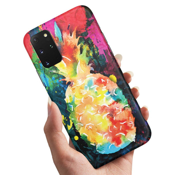 Samsung Galaxy A41 - Cover/Mobilcover Regnbue Ananas