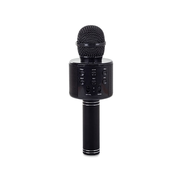 Karaokemikrofon med Højttaler / Karaoke Mikrofon – Bluetooth Black