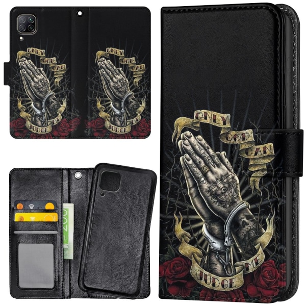 Huawei P40 Lite - Mobilcover/Etui Cover Only God Can Judge Me