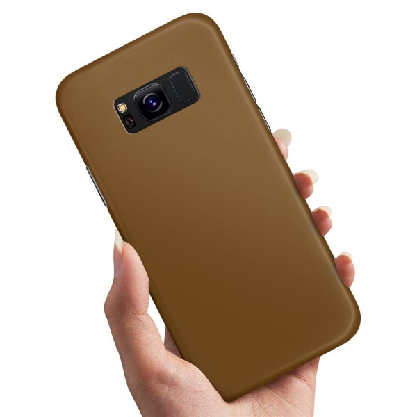 Samsung Galaxy S8 Plus - Kuoret/Suojakuori Ruskea Brown