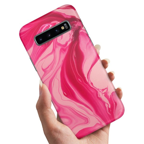 Samsung Galaxy S10e - Cover/Mobilcover Marmor Multicolor