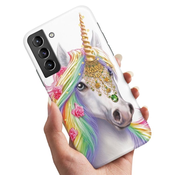 Samsung Galaxy S22 - Cover/Mobilcover Unicorn/Enhjørning