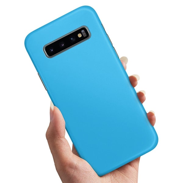 Samsung Galaxy S10e - Cover/Mobilcover Lysblå Light blue