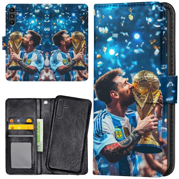 Samsung Galaxy S26 FE - Plånboksfodral/Skal Messi